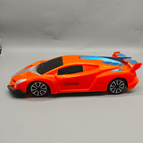 Glowbie Model Toy Vehicles, 30×13×7cm Orange Sports Car Replica, Realistic Die-Cast Racing Car for Kids & Collectors
