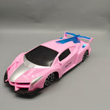 NexiToys Model Toy Vehicles, 30×13×7cm Pink Sports Car Replica, Realistic Racing Car Toy for Kids & Collectors, Die-Cast Design