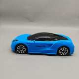 ChattyCubs Model Toy Vehicles, 17×10.5×6cm Blue Die-Cast Sports Car, Realistic Racing Car Design for Kids & Collectors
