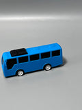 HYTNEONGO Model Toy Vehicles, Realistic Blue Bus Design, Durable Hard Shell, Smooth Edges, 10×4.5×5cm, Perfect for Kids