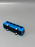 HYTNEONGO Model Toy Vehicles, Realistic Blue Bus Design, Durable Hard Shell, Smooth Edges, 10×4.5×5cm, Perfect for Kids