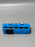 HYTNEONGO Model Toy Vehicles, Realistic Blue Bus Design, Durable Hard Shell, Smooth Edges, 10×4.5×5cm, Perfect for Kids