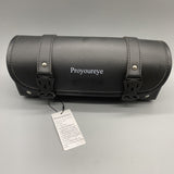 Proyoureye Motorcycle Saddlebags - PVC Leather, Black, 30x10x12cm