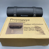 Proyoureye Motorcycle Saddlebags - PVC Leather, Black, 30x10x12cm