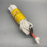 GUHAMN Mountaineering Ropes, 100ft, 8mm Diameter, 500kg Strength, High-Strength Nylon & Aircraft Steel Core, Ideal for Rappelling and Caving