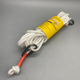 GUHAMN Mountaineering Ropes, 100ft, 8mm Diameter, 500kg Strength, High-Strength Nylon & Aircraft Steel Core, Ideal for Rappelling and Caving