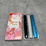 Crystal Glass Nail File with Protective Case, Reusable Washable Fingernail File for Natural Nails, Gentle Salon Quality Nail Shaping Tool