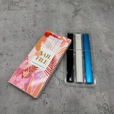 Crystal Glass Nail File with Protective Case, Reusable Washable Fingernail File for Natural Nails, Gentle Salon Quality Nail Shaping Tool