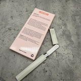 Crystal Glass Nail File with Protective Case, Reusable Washable Fingernail File for Natural Nails, Gentle Salon Quality Nail Shaping Tool