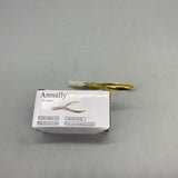Amsally Nail Clippers, Stainless Steel, Ergonomic Design, Sharp and Easy Trimming, 10×7.2cm, 65g, Gold