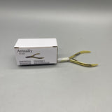 Amsally Nail Clippers, Stainless Steel, Ergonomic Design, Sharp and Easy Trimming, 10×7.2cm, 65g, Gold