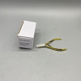 Amsally Nail Clippers, Stainless Steel, Ergonomic Design, Sharp and Easy Trimming, 10×7.2cm, 65g, Gold