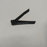 TARO BUNNY Nail Scissors, 79×12mm Precision Stainless Steel Cutter, High Hardness & Toughness, Durable Black Finish, Sharp Manicure Tool for Fingernails and Toenails