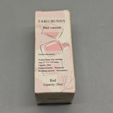 TARO BUNNY Nail Varnishes, 20ml Red Peel-Off Polish, Waterproof & Long-Lasting, No Bake Required, Easy Application for Salon-Quality Finish