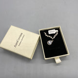 AureCovissa Necklaces [jewellery], Statement Design with Large Rhinestone Center Surrounded by Smaller Rhinestones