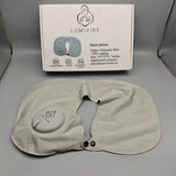 LUMIVIRE Neck Pillows, Inflatable Travel Pillow 19×12×4.7in, Ergonomic Wrap Design, Skin-Friendly Polyester TPU Fabric, Compact Support for Airplane, Office, Car or Home Use