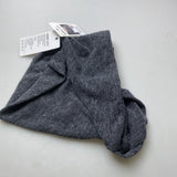 MIMI·JOY Neck Scarfs - Deep Grey Color, Size 28*26 cm