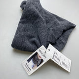 MIMI·JOY Neck Scarfs - Deep Grey Color, Size 28*26 cm