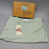 Le Suivant Nightshirts - Polyester Fiber, Green, Size S, Comfortable and Stylish Sleepwear for Women