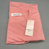 JISHICHUN  Nightshirt, Polyester Sleepwear, Pink, Size S – Soft & Comfortable Nightgown for Restful Sleep