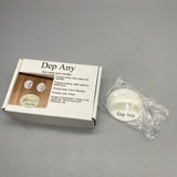 Dep Any Non-Metal Door Handles, White ABS Adhesive Door Pulls for Cabinets, Sliding Doors, and Windows, 6.5cm Diameter