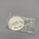 Dep Any Non-Metal Door Handles, White ABS Adhesive Door Pulls for Cabinets, Sliding Doors, and Windows, 6.5cm Diameter