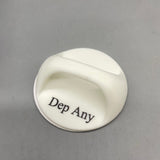 Dep Any Non-Metal Door Handles, White ABS Adhesive Door Pulls for Cabinets, Sliding Doors, and Windows, 6.5cm Diameter