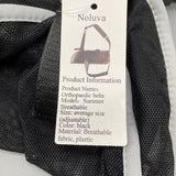 Noluva Orthopaedic belts, Summer Breathable Fabric, Black Color, One Size Fits Most, Breathable and Durable