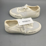 WEIMUTA Outdoor Shoes – Breathable Mesh Upper, Durable Rubber Sole, White, Size 5.5 for All-Day Comfort