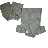 AllureFusion Pajamas - Soft Cotton Fabric, Breathable Green Stripe & Lightweight Comfort Short Sleeve Sleepwear Set for Home Lounging, Summer Nights & Relaxing Weekends; Perfect for Modern Women, Teens & Students; Green Stripe, Size S