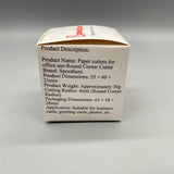 Speedlami Paper Cutters for Office Use, 4mm Round Corner Cutter, Compact 55×60×21mm, Lightweight 30g, Ideal for Business Cards, Greeting Cards, and Photos