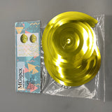 MGspcx Gold Paper Party Decorations, 2-Piece Set, 14cm Diameter, Hanging Length 75cm, Premium Paper Material, Perfect for Parties and Events
