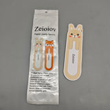 Zeioiov Paper party favors, Cartoon Animal Bookmark Set – 2 Pieces, 13x4cm Premium Paper, Cute Party Favors, School Rewards, Book Accessories & Gifts