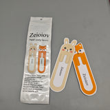 Zeioiov Paper party favors, Cartoon Animal Bookmark Set – 2 Pieces, 13x4cm Premium Paper, Cute Party Favors, School Rewards, Book Accessories & Gifts