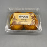 HXCARE Pastry, Coconut Flavor with Smooth Red Bean Filling, Soft & Fluffy Texture, 3-Day Shelf Life, Contains Eggs & Milk