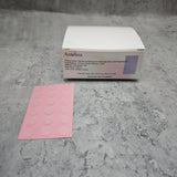 Acneless Patches Containing Non-Medicated Skin Care Preparations - Pink Circular Hydrocolloid Acne Cover with Centella Asiatica Extract; Waterproof & Invisible Blemish Protection for Sensitive Skin; 18 Patches (3x6 Layout)