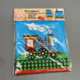 Ithryganos Personalized Paper Place Mats – 25 Pack, 32x32cm, Birthday Cartoon Train Theme, Fun and Customizable Party Tableware