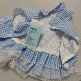 Cindiress Pet Clothings -   Size M, Stylish Blue and White Striped Pattern