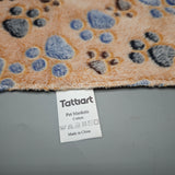 Tattiart Pet Blanket, 40x25cm Cotton Multi-Color Blanket for Dogs and Cats, Soft, Quick-Dry, and Easy to Clean