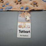 Tattiart Pet Blanket, 40x25cm Cotton Multi-Color Blanket for Dogs and Cats, Soft, Quick-Dry, and Easy to Clean