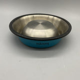 hssopa Pet Bowls - Stainless Steel, Blue Color, 180g Capacity, 18×5cm Size, Durable and Easy to Clean