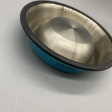 hssopa Pet Bowls - Stainless Steel, Blue Color, 180g Capacity, 18×5cm Size, Durable and Easy to Clean