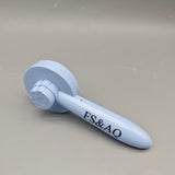 FS&AQ Pet Brushes 10mm178 Steel Pin 140° Curved Design Blue Grooming Tool for Cats and Dogs Daily Shedding Care