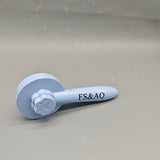 FS&AQ Pet Brushes 10mm178 Steel Pin 140° Curved Design Blue Grooming Tool for Cats and Dogs Daily Shedding Care