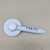 FS&AQ Pet Brushes 10mm178 Steel Pin 140° Curved Design Blue Grooming Tool for Cats and Dogs Daily Shedding Care