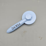 FS&AQ Pet Brushes 10mm178 Steel Pin 140° Curved Design Blue Grooming Tool for Cats and Dogs Daily Shedding Care