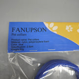 FANUPSON Pet Collar – Durable Nylon with Polypropylene Foam, 2.0cm Wide, 80g, Adjustable & Comfortable Dog Collar, Blue