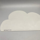 MOM&TUTU Pet Feeding Mats - Soft Silicone, Non-Slip, Easy to Clean, Foldable, 49x27cm, Gray