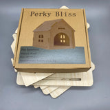 Perky Bliss Pet Furniture , Wooden Pet Bed, 40x39x45cm, Ideal for Pets Under 3kg