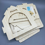 Perky Bliss Pet Furniture , Wooden Pet Bed, 40x39x45cm, Ideal for Pets Under 3kg